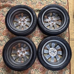 新品タイヤ✨165/55r15 eKスペースカスタムホイール　流用にも！の画像