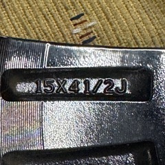 タントカスタム　純正ホイール　15インチ　その他軽自動車にも！　4.5j+46の画像