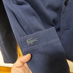 ラコステ　LACOSTE ハイゲージ鹿の子ジャケット　Sサイズの画像