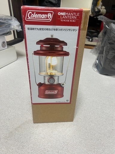 【新品】Coleman コールマン ワンマントルランタン レッド