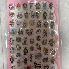 らぶぶ  ぷくぷくシール 3枚セットの画像