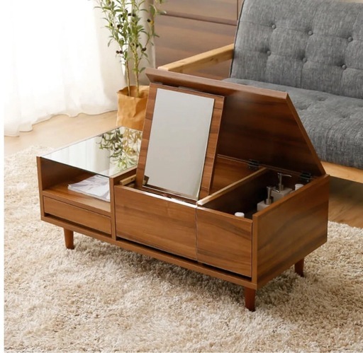 LOWYA ローテーブル　ドレッサー　美品