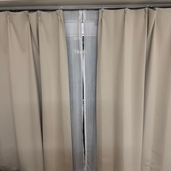 AIFY カーテン 4枚セット(カーテン2枚 レース2枚)の画像