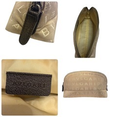 BVLGARI ロゴマニア コスメポーチ 化粧ポーチ ブルガリの画像