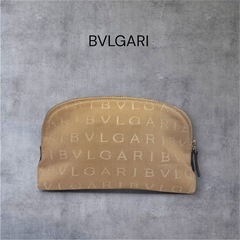 BVLGARI ロゴマニア コスメポーチ 化粧ポーチ ブルガリ