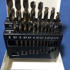 ドリル刃セット中古品　コバルトハイス鋼　21pcsの画像