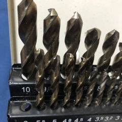 ドリル刃セット中古品　コバルトハイス鋼　21pcsの画像