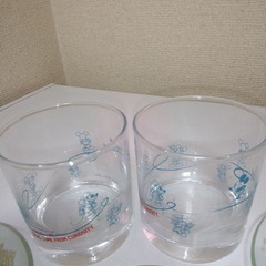 ディズニー110thアニバーサリーグラス２個ガラスプレート３枚白雪姫マーメードの画像