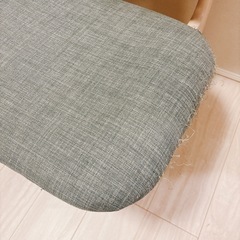 ニトリ　ファブリック リビングダイニングチェア2 点セット(Nシールド リラックスワイド WW/GY)の画像