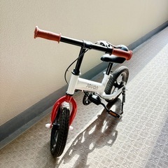 【3wayキッズバイク】自転車／補助輪付き自転車／キックバイクの画像