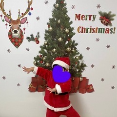 クリスマス　コスプレ　３点セット　１００サイズの画像