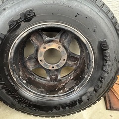 ランクル76 79ナロー用　スタッドレス　ブラッドレー　ランクル70 5穴　愛知の画像