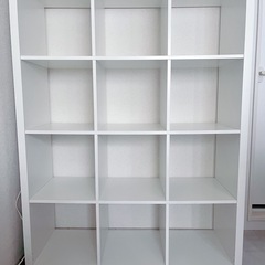 収納棚/万能シェルフ/ホワイトの画像