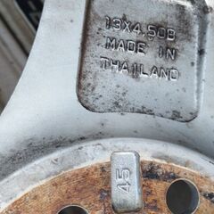 155/65R13 MICHELIN XM1 スタッドレスタイヤ用にどうぞ※引き取り又は待ち合わせの画像