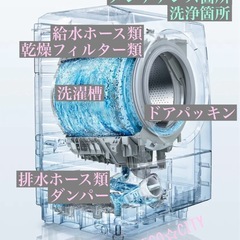 【分解清掃✨回収も¥0🚚】SHARP ドラム式洗濯乾燥機ES-G112TL（2020年製）洗濯11kg/乾燥6kg この高級感が生活を向上させてくれるの画像