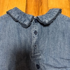 デニム　ワンピース120の画像