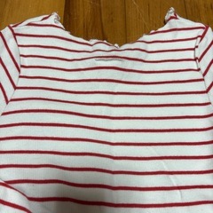 ボーダー柄　ワンピース120の画像