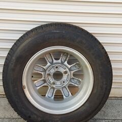 H56A？ パジェロミニ アルミホイール 175/80R15 DUELER H/T689 15インチ 1本 ※長期倉庫内在庫品 ※引き取りまたは指定駅渡しの画像