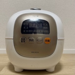 【美品・1年使用】NEOVE 炊飯器 3.5合 NRM-M35A 一人暮らしに◎ 直接受け渡し希望の画像