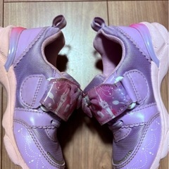 ﾑｰﾝｽﾀｰ 光る靴　17㌢の画像