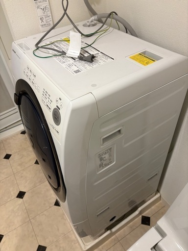 【美品】ドラム式洗濯乾燥機(シャープ)