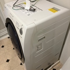 【美品】ドラム式洗濯乾燥機(シャープ)の画像