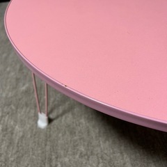 折りたたみラウンドテーブルの画像