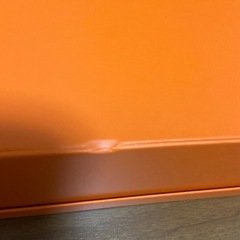 HERMES オレンジ ギフト箱 大の画像