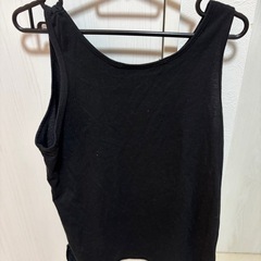 ブラック タンクトップ 4Lの画像