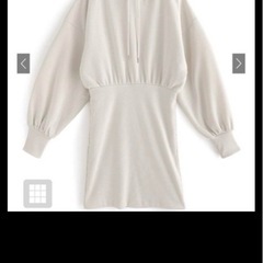 【11/24ライオンズ広場フリマ出品対象商品】GRL♡サムホール付き裏起毛フーディミニワンピース(pm265)の画像