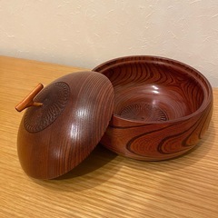 御茶菓子入れ　木製の画像