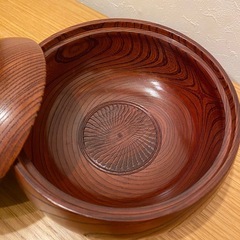 御茶菓子入れ　木製の画像