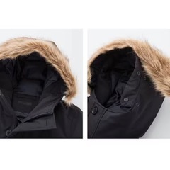 美品　ユニクロ　ノンキルトダウンジャケットの画像