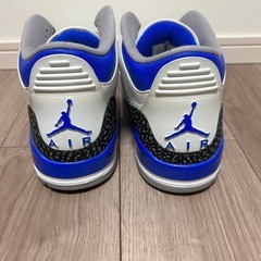 Air Jordan 3 ホワイト/ブルー/グレーの画像