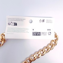 【新品】H&M ゴールドチェーン　ネックレスの画像