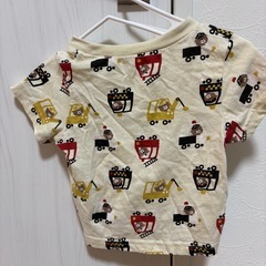 くま柄ベビーTシャツ80センチ の画像