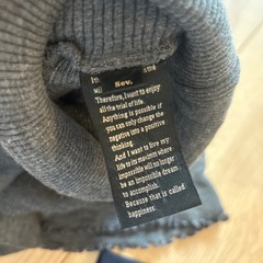 【sov. 】グレー タートルネック ニットの画像