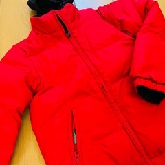 美品　ベネトン　リバーシブル厚手ダウンジャケットの画像