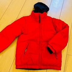 美品　ベネトン　リバーシブル厚手ダウンジャケットの画像