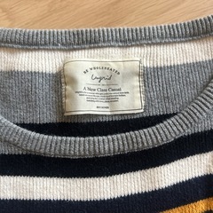 【Ungrid】ボーダー 長袖ニットの画像