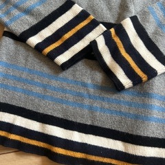【Ungrid】ボーダー 長袖ニットの画像