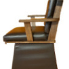 木製こたつ椅子（２脚）の画像