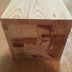 木のブロック×4の画像