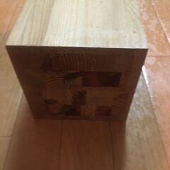 木のブロック×4の画像