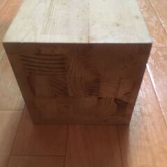 木のブロック×4の画像