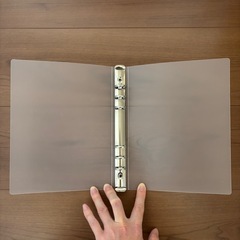 【美品】6穴バインダー A5サイズの画像