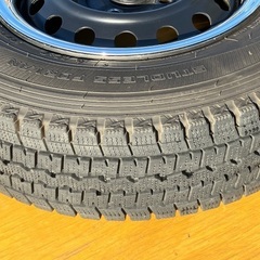 プロボックス・リフトアップ・軽トラ・軽バンにも❗️ダンロップ・ウインターマックス・スタッドレス・165R13・165/80R13・トリムリング付き・18年39週・バリ山・屋内保管の画像