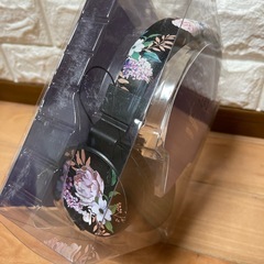 【未使用】3,000円☆Claire's 花柄ヘッドフォンの画像