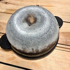 ご飯土鍋　長谷園かまどさん　二合炊き　欠けありの画像
