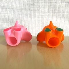 サトちゃん サトコちゃん 指人形 ソフビ 2体セット 昭和レトロ　佐藤製薬の画像